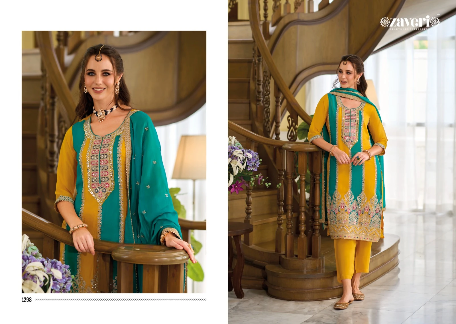 Fourdots Jasmine Muslin Wholesale Fancy Salwar Suit Catalog — Wholesale Salwar Suits, Four Dots wholesale from Surat - Gallery Image 3